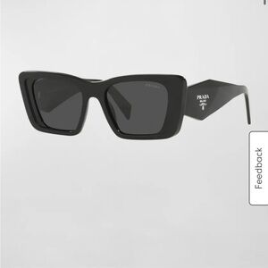 BRAND NEW Prada Geometric Acetate Butterfly Sunglasses